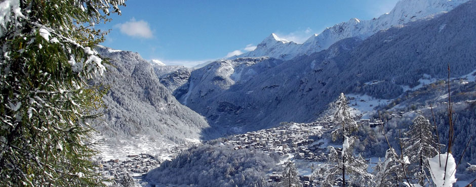 la neve in Valmalenco