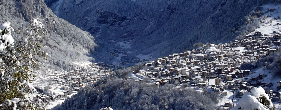 la neve in Valmalenco