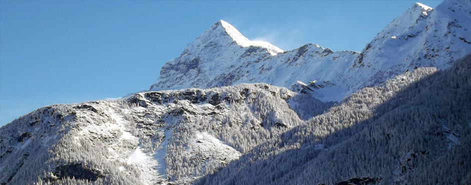 la neve in Valmalenco